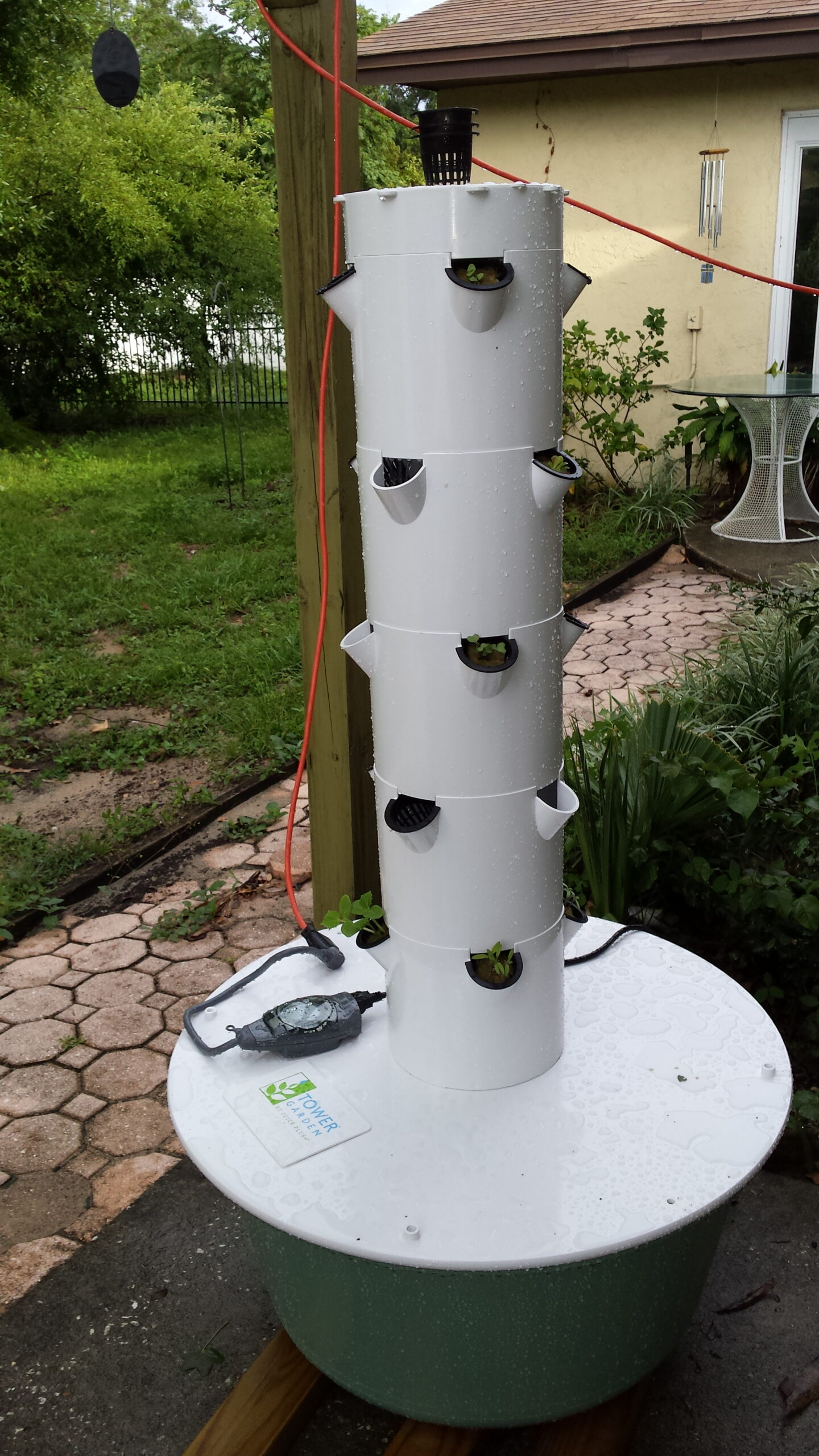 tower garden setup